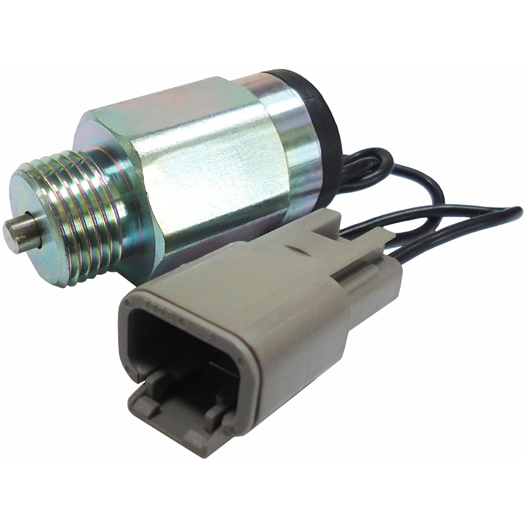 Solenoide de Parada 12V Plug com 2 Terminais - DNI - 8017 - (1)