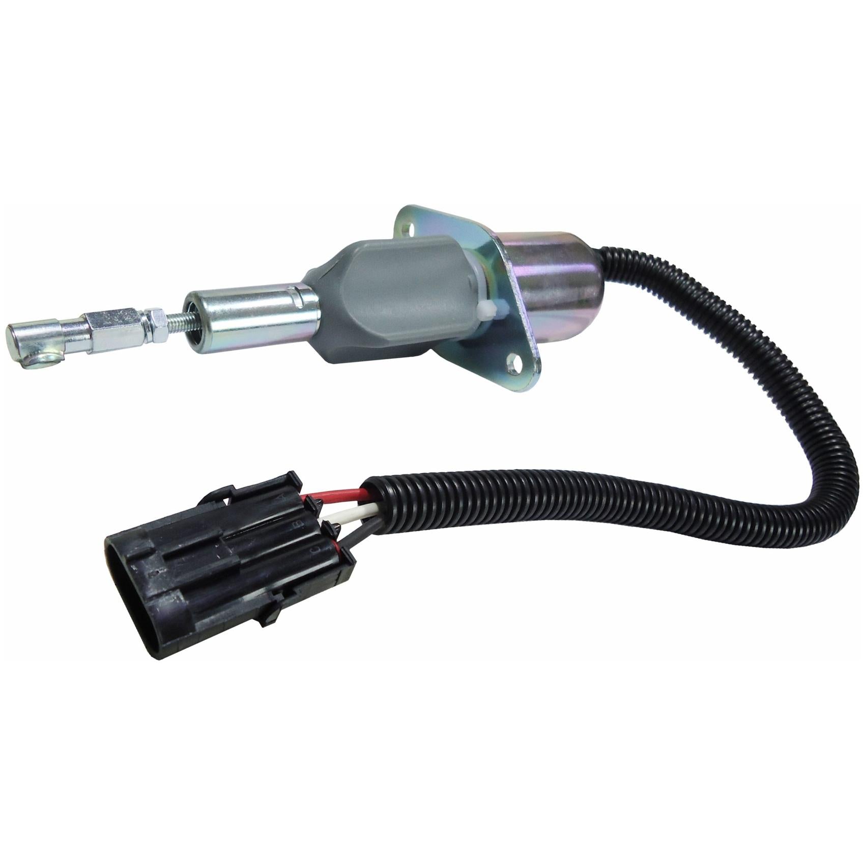 Solenoide de Parada 24V Plug 3 Terminais - DNI - 8063 - (1)