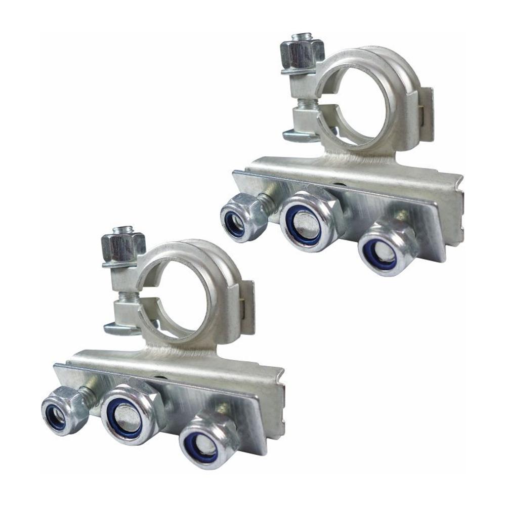 Terminal de Bateria 3 Vias Kit Polarizado para Terminais Olhais Superiores a 6mm - DNI - 7577 - (5)
