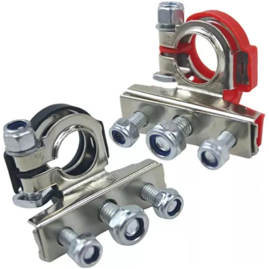 Terminal de Bateria 3 Vias Kit Polarizado para Terminais Olhais Superiores a 6mm - DNI - 7577 - (1)