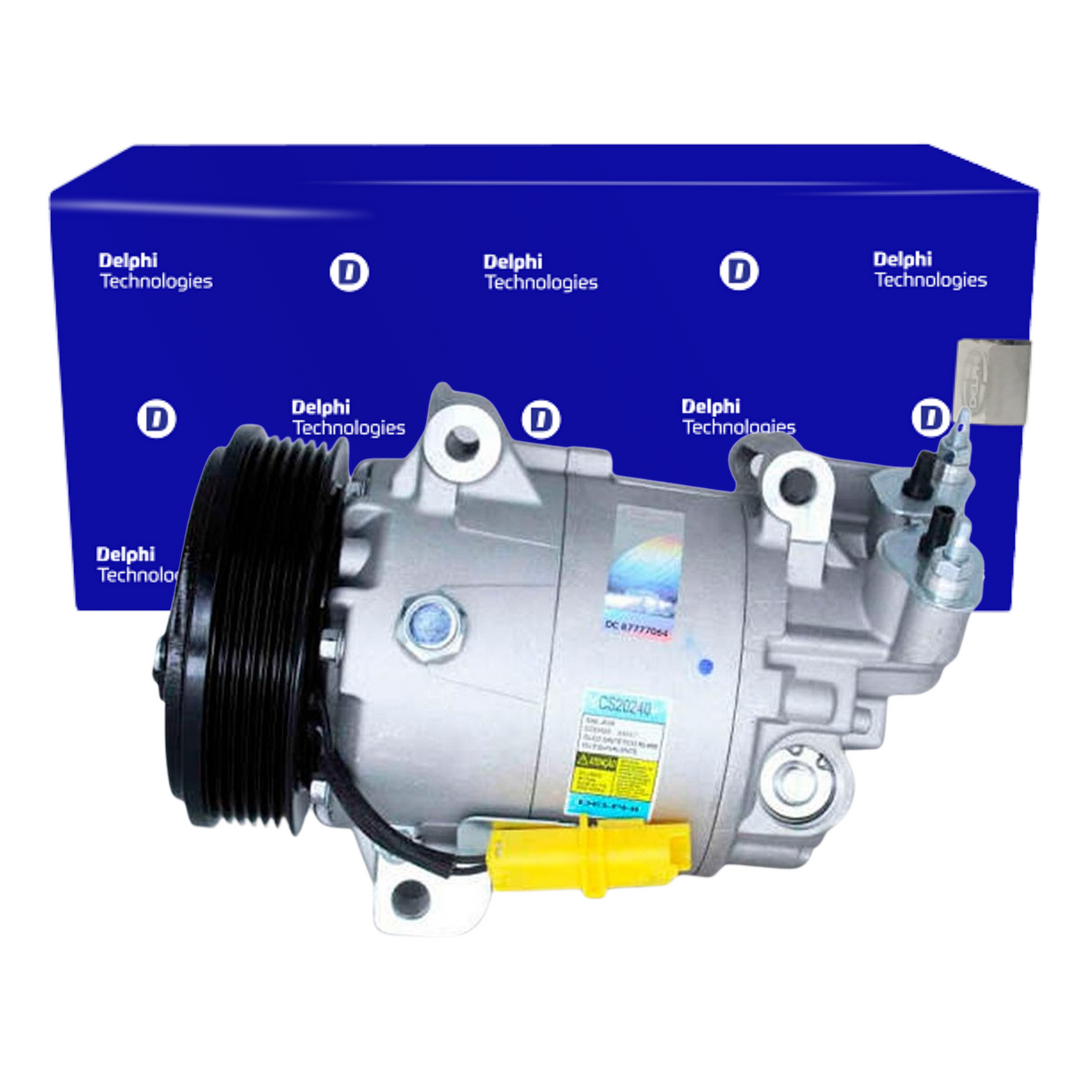 Compressor Ar Condicionado 207 C3 HOGGAR 1.4 1.6 AIRCROSS 1.6 - Delphi - CS20240 - (1)