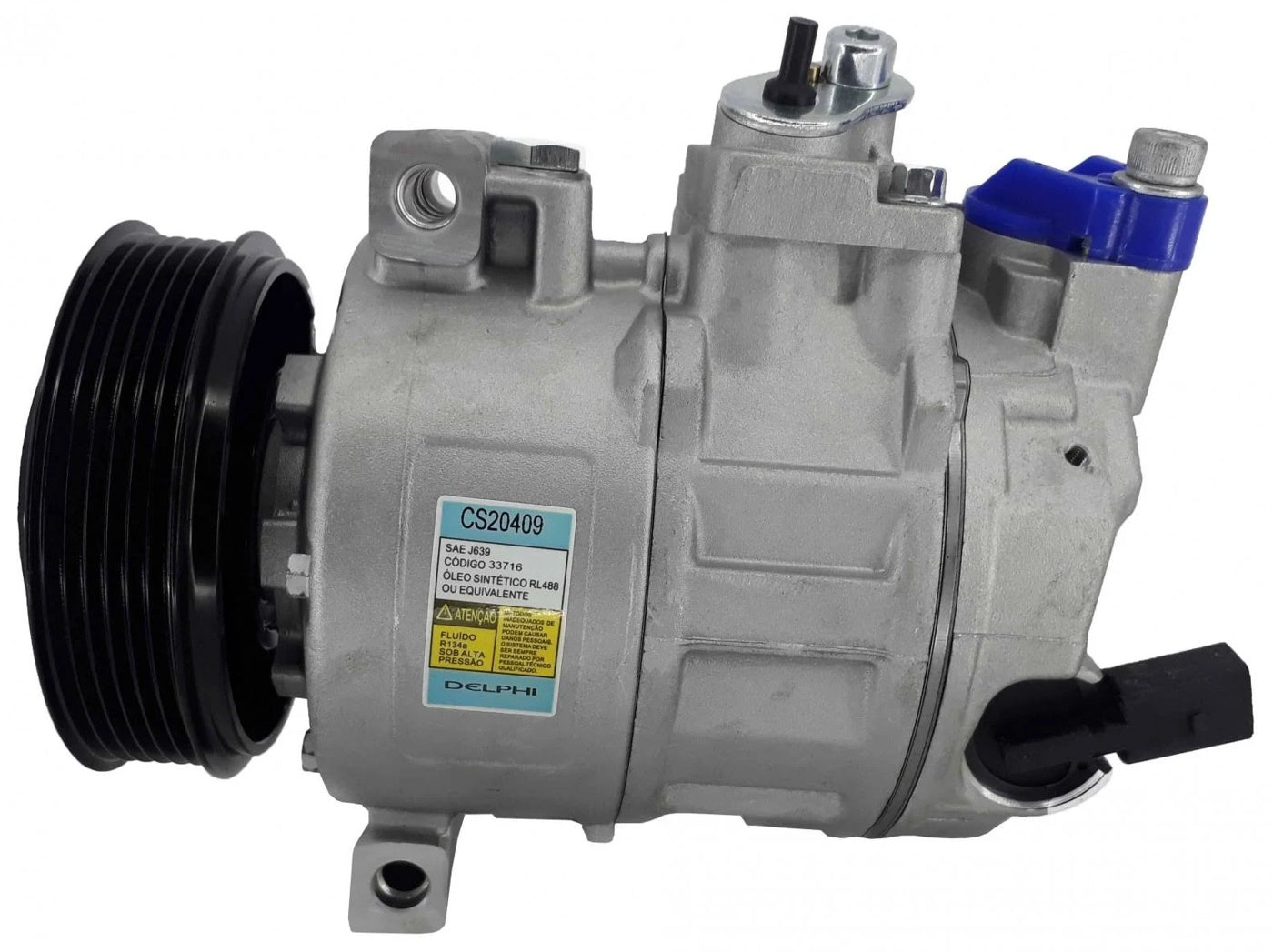 Compressor Ar Condicionado JETTA PASSAT TIGUAN 2.0 - Delphi - CS20409 - (3)