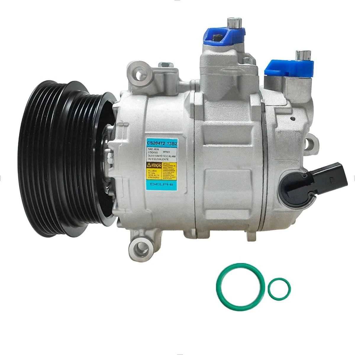 Compressor Ar Condicionado BORA FUSCA GOLF NEW BEETLE PASSAT 2.0 JETTA 2.0 2.5 - Delphi - CS20472 - (2)