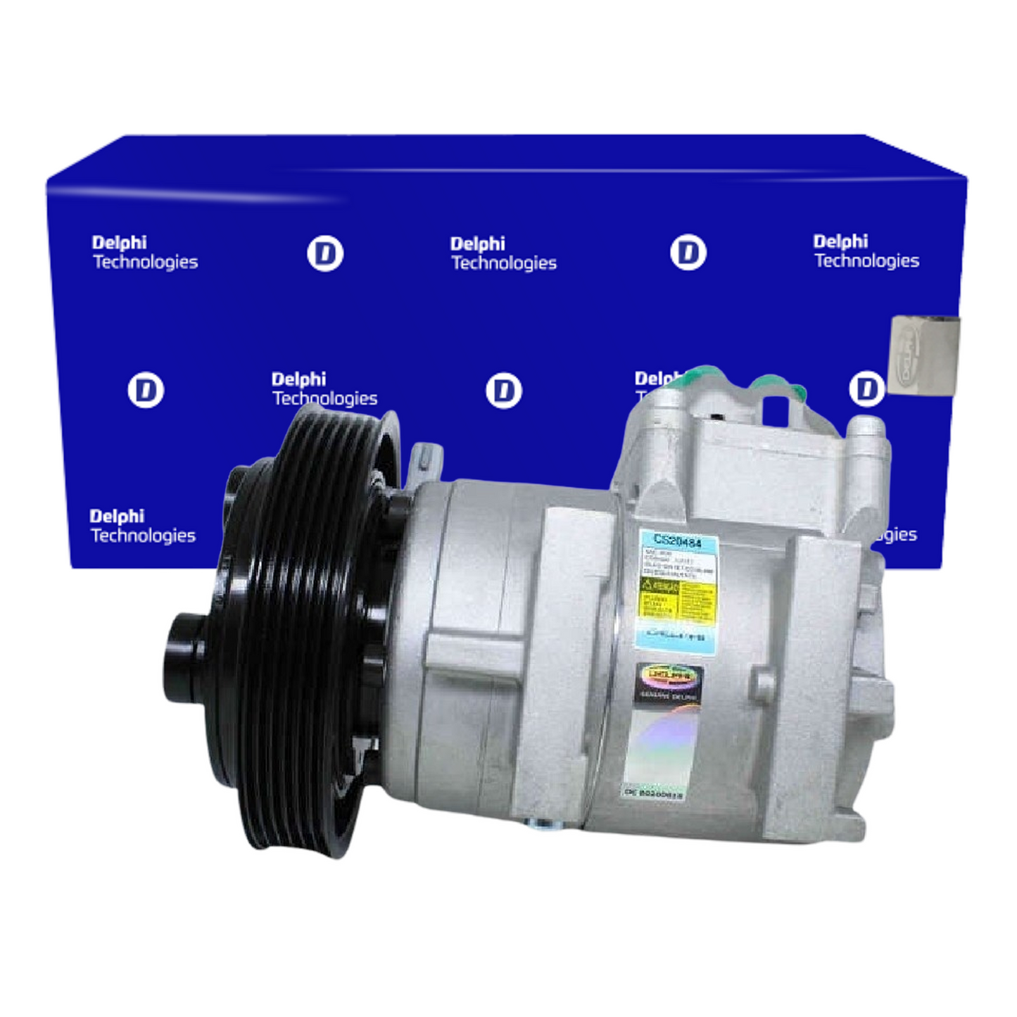 Compressor Ar Condicionado FIESTA 1.0 1.6 ECOSPORT 1.6 2.0 - Delphi - CS20484 - (1)