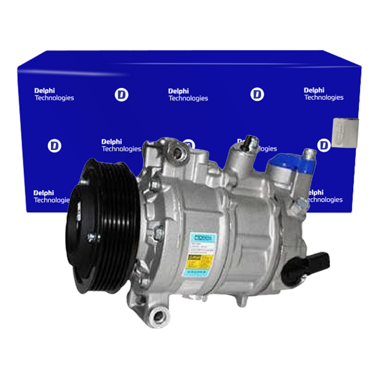 Compressor Ar Condicionado GOLF 1.4 2.0 A4 1.8 2.0 AMAROK JETTA PASSAT 2.0 - Delphi - CS20531 - (1)