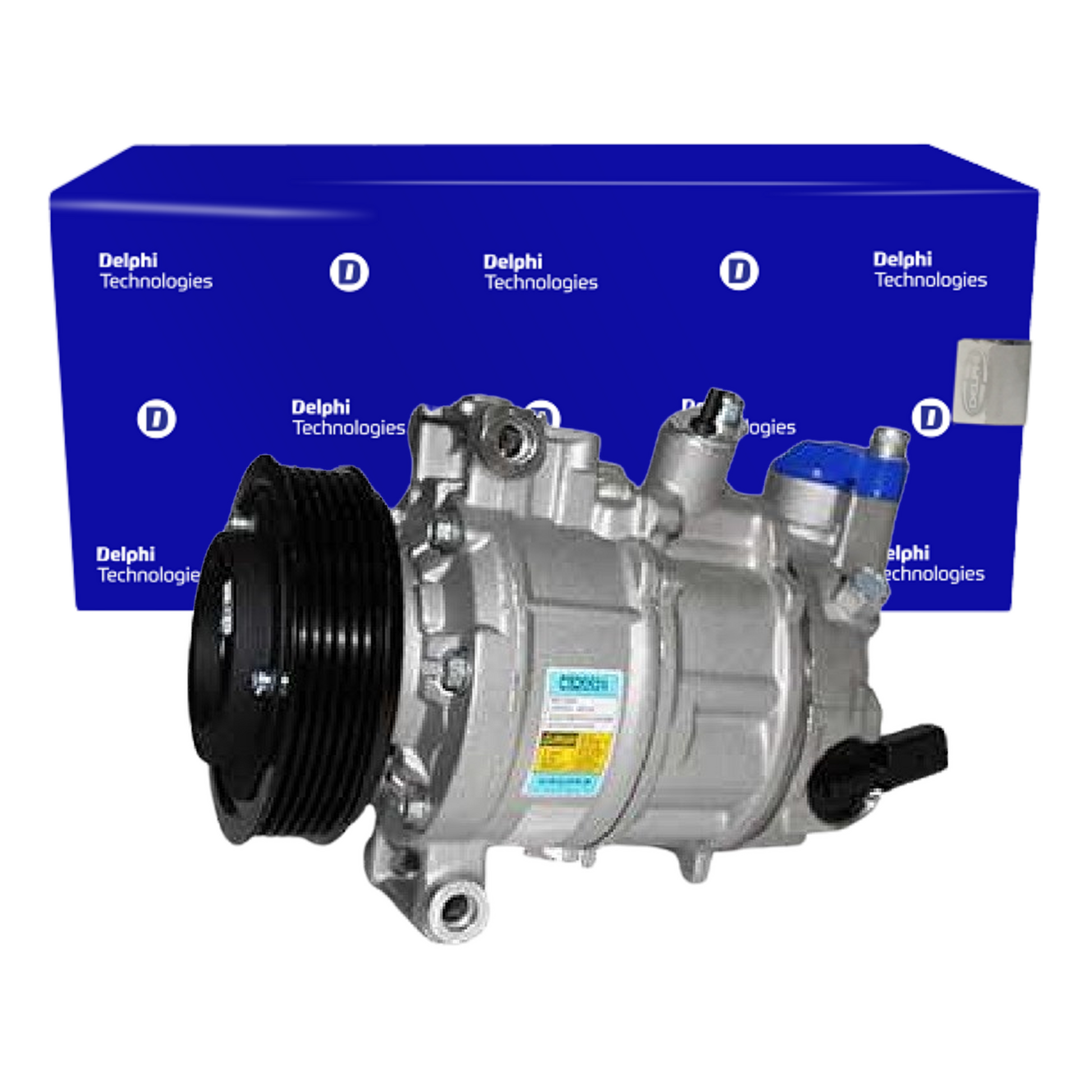 Compressor Ar Condicionado GOLF 1.4 2.0 A4 1.8 2.0 AMAROK JETTA PASSAT 2.0 - Delphi - CS20531 - (1)
