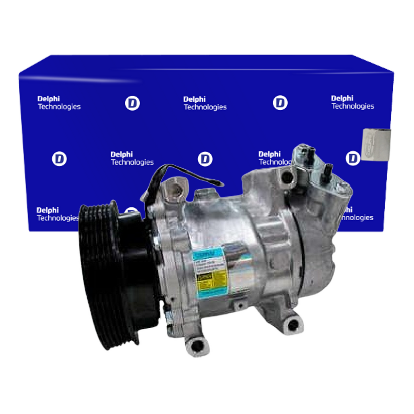 Compressor Ar Condicionado CLIO KANGOO 1.0 1.6 SYMBOL 1.6 - Delphi - CS20532 - (1)