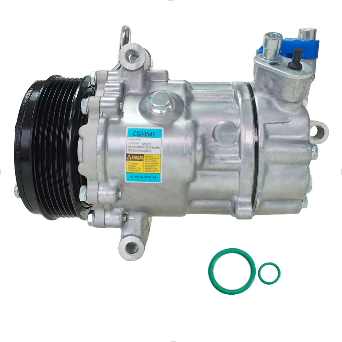 Compressor Ar Condicionado CROSSFOX FOX GOL SAVEIRO SPACE CROSS SPACEFOX 1.6 - Delphi - CS20541 - (4)