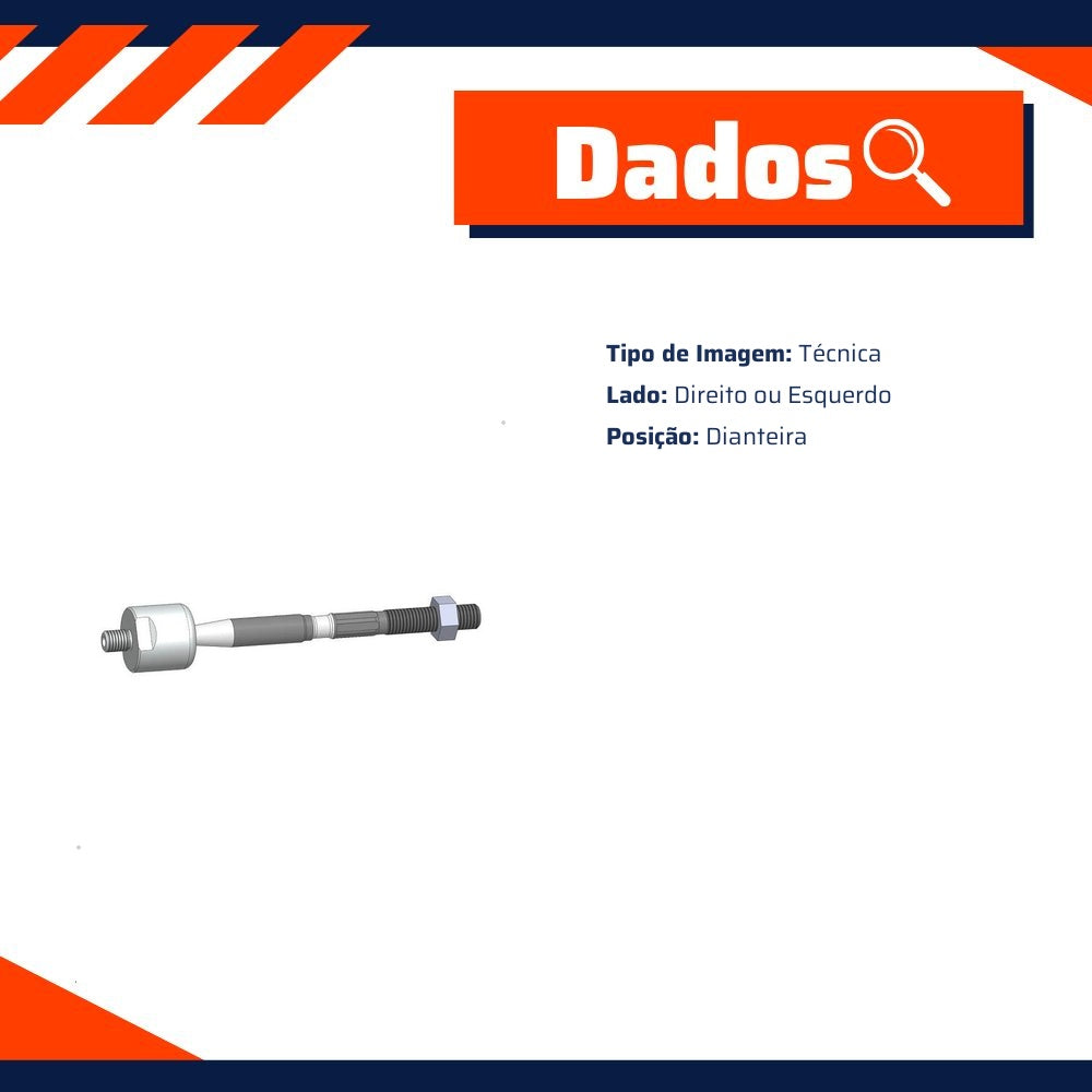 Braço Axial Dianteiro Lado Direito ou Esquerdo para Honda City e FIT - Delphi - TA2864 - (2)