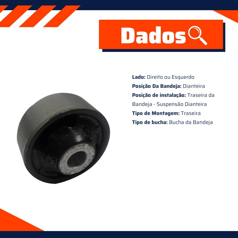 Par de Buchas da Bandeja Traseira - Corteco - 50657C - (3)