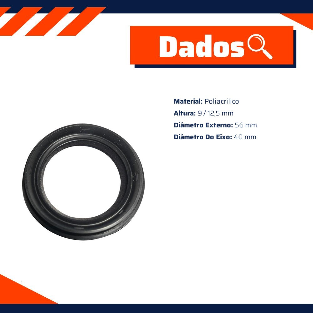 Retentor do Semieixo 40 X 56 X 9/12,5 mm para Honda CR-V - Corteco - 8336P - (2)