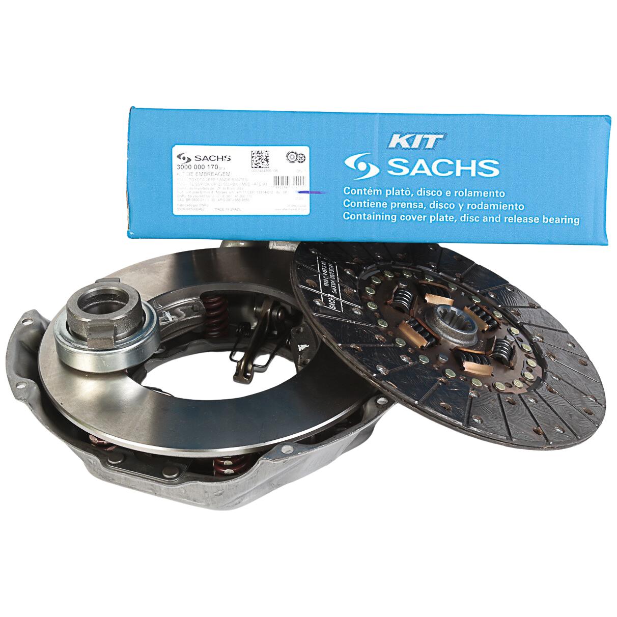 Kit de Embreagem Monodisco para Toyota Bandeirante - Sachs - 6140 - (10)