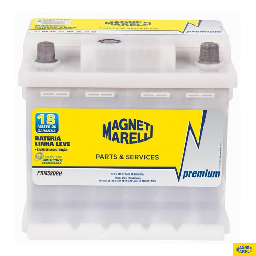 Bateria Automotiva Premium - Magneti Marelli - PRM52DRH - (1)