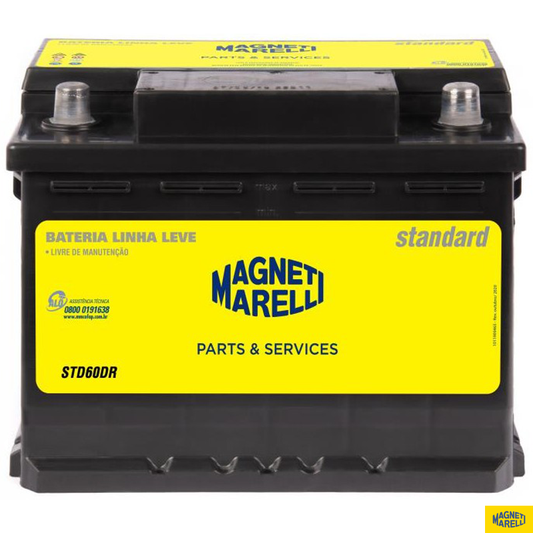 Bateria Automotiva Standard - Magneti Marelli - STD60DR - (1)