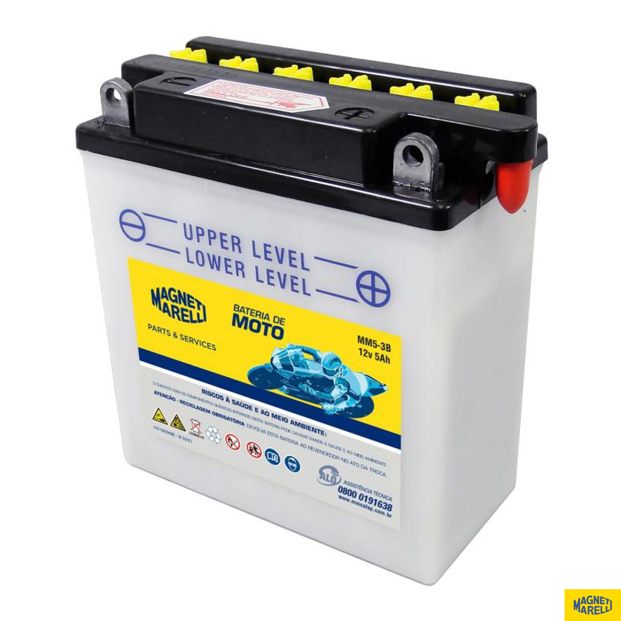 Bateria para Moto 12V 5Ah - Magneti Marelli - MM5-3B - (1)
