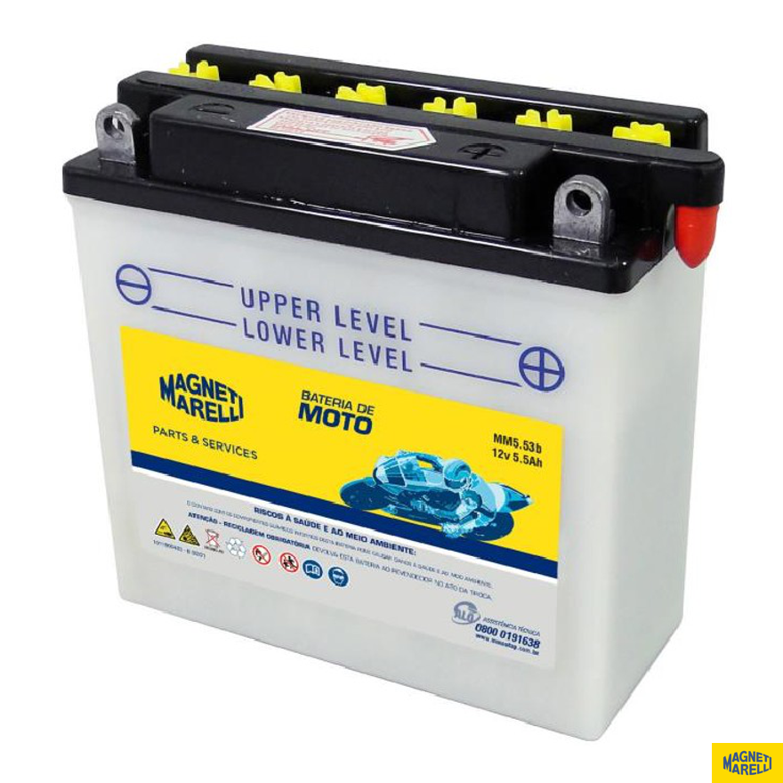 Bateria para Moto 12V 5.5Ah - Magneti Marelli - MM5.53B - (1)