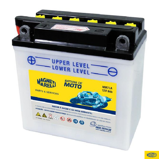 Bateria para Moto 12V 8Ah - Magneti Marelli - MM7LA - (1)