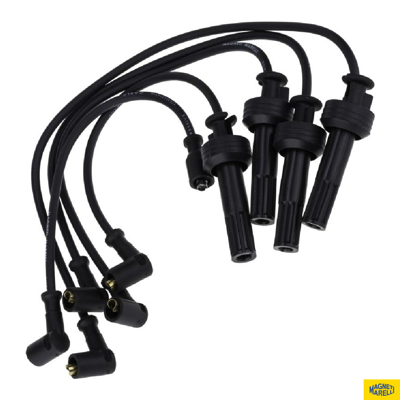 Kit 4 Vela Ignição V-Form e Cabo - Magneti Marelli - CVMT5502 / F6RFMM - (2)