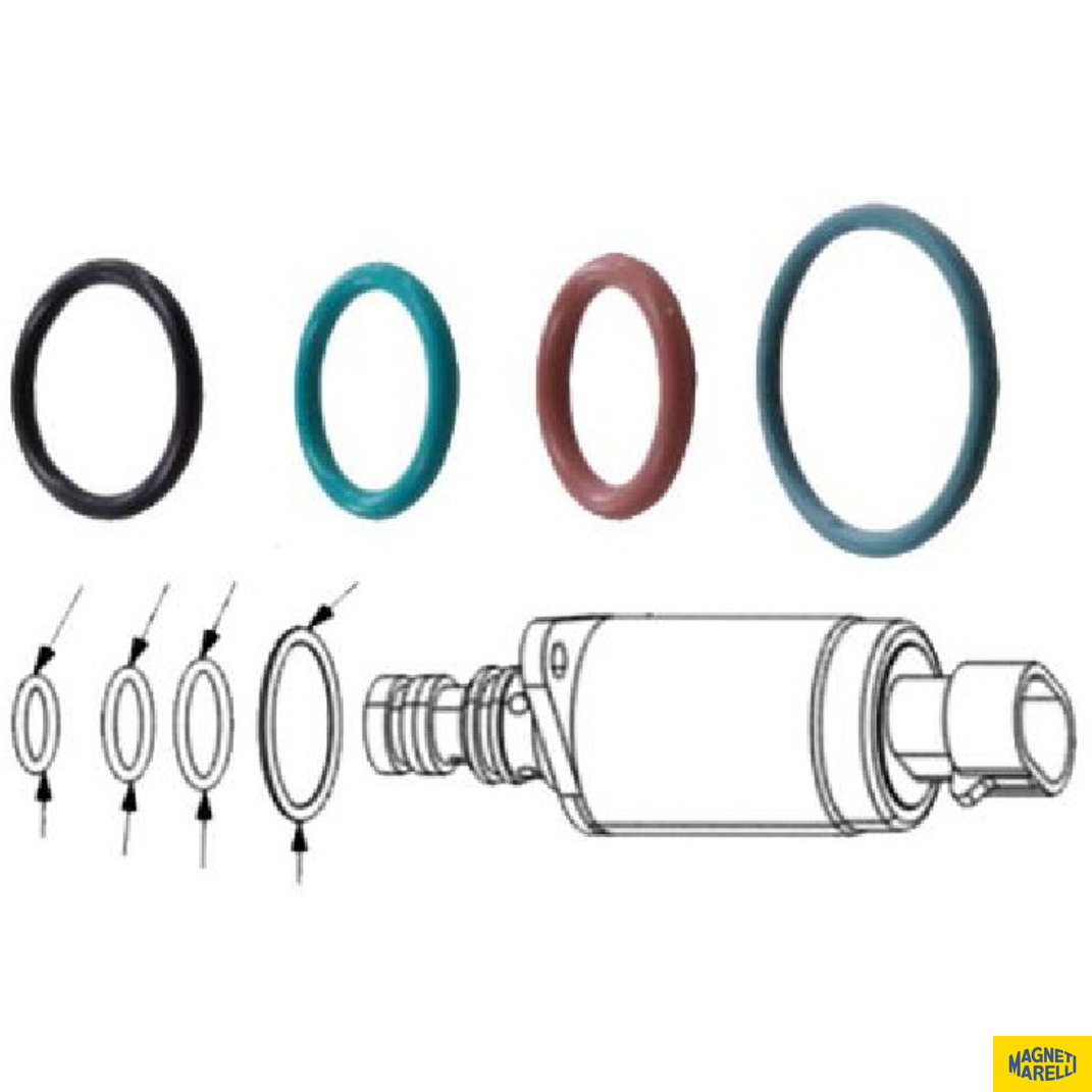 Kit De Vedações Eletroválvula On/Poff Do Câmbio - Magneti Marelli - TAMM0172311 - (1)