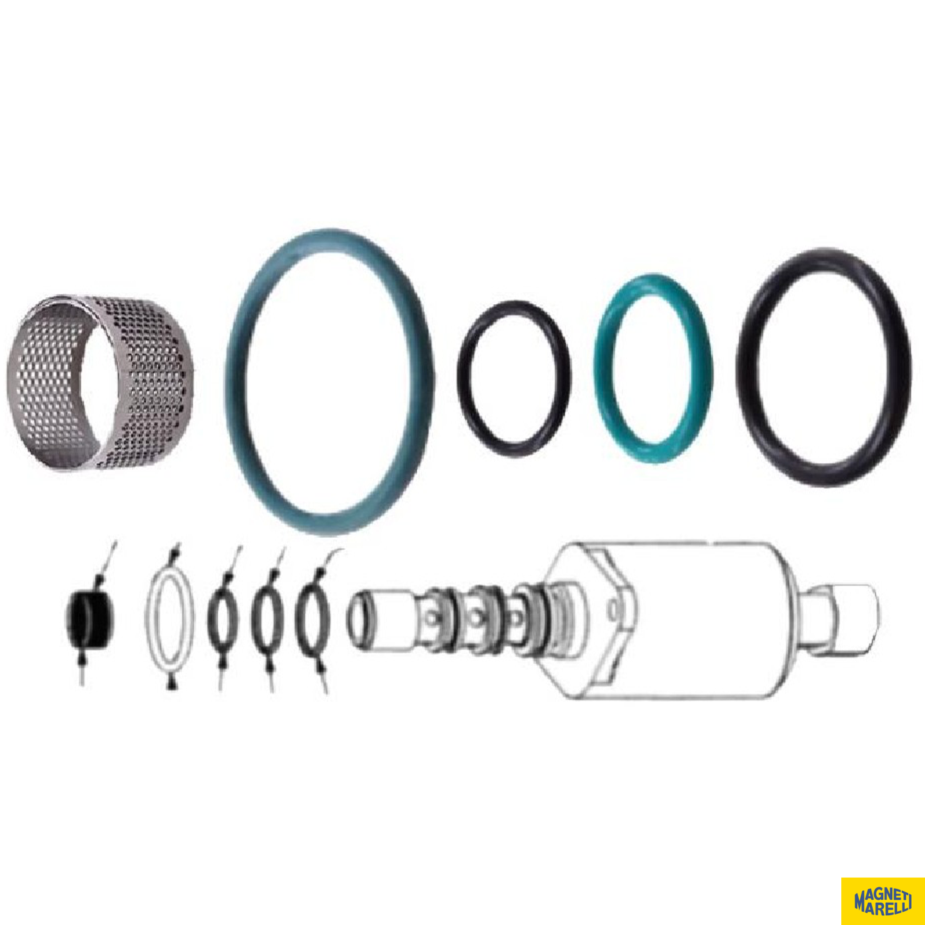 Kit De Vedações Eletroválvula Pp Ou Pv Do Câmbio - Magneti Marelli - TAMM0172310 - (1)