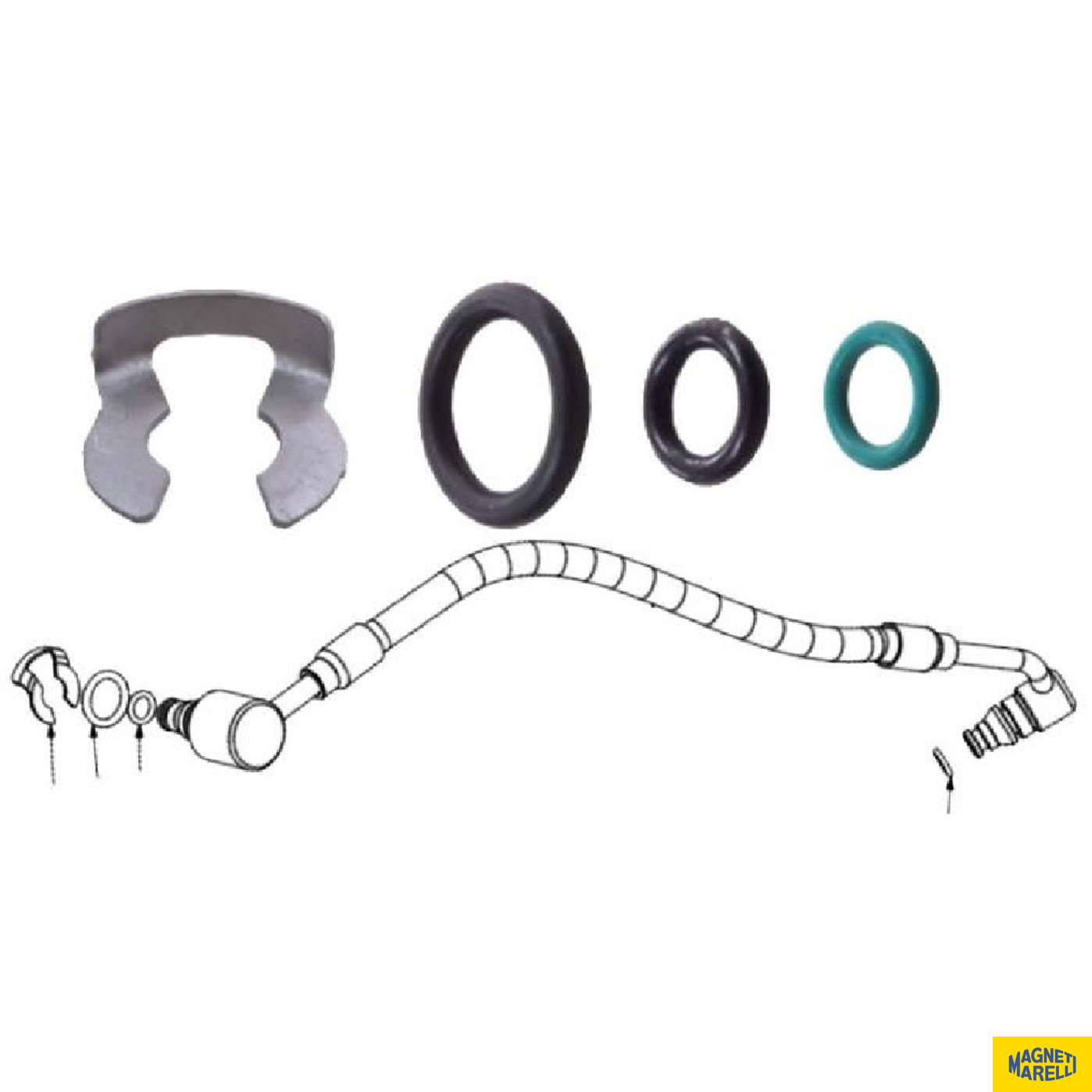 Kit De Vedações Tubo Embreagem Do Câmbio - Magneti Marelli - TAMM0172312 - (1)