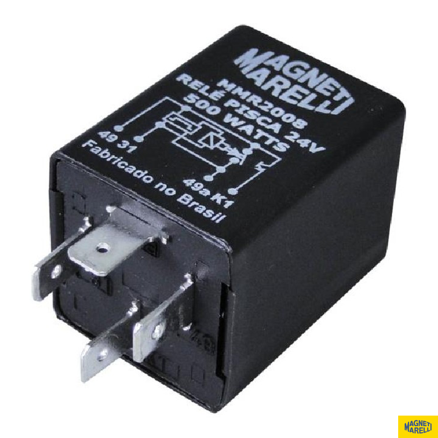 Relé de Pisca 24V 500W - Magneti Marelli - MMR2008 - (1)