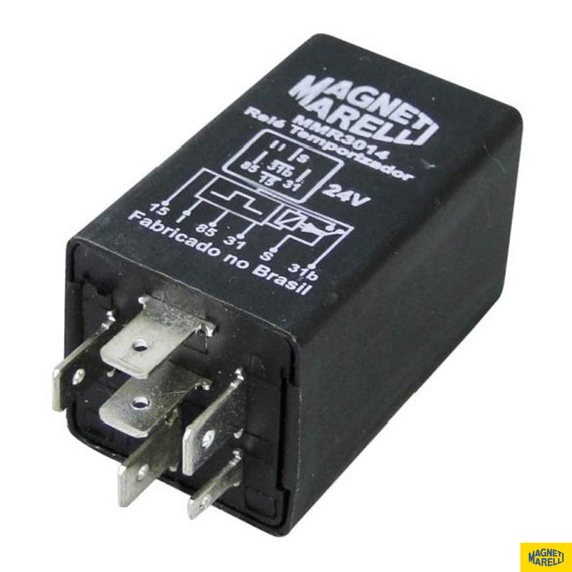 Relé de Temporizador 24V - Magneti Marelli - MMR3014 - (1)