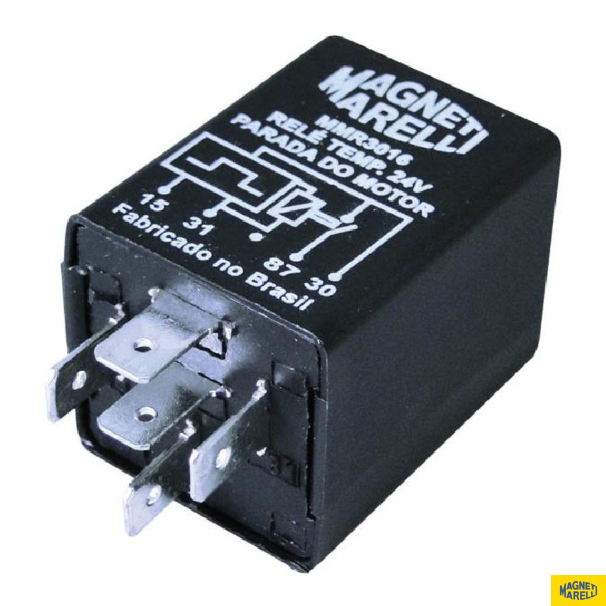 Relé de Parada do Motor 24V - Magneti Marelli - MMR3016 - (1)