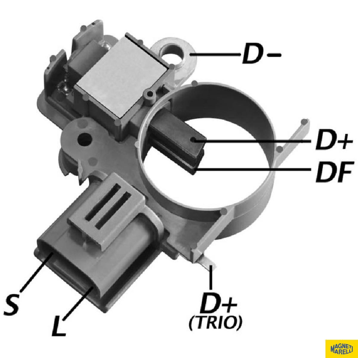 Regulador Retificador de Tensão - Magneti Marelli - RT510197 - (1)