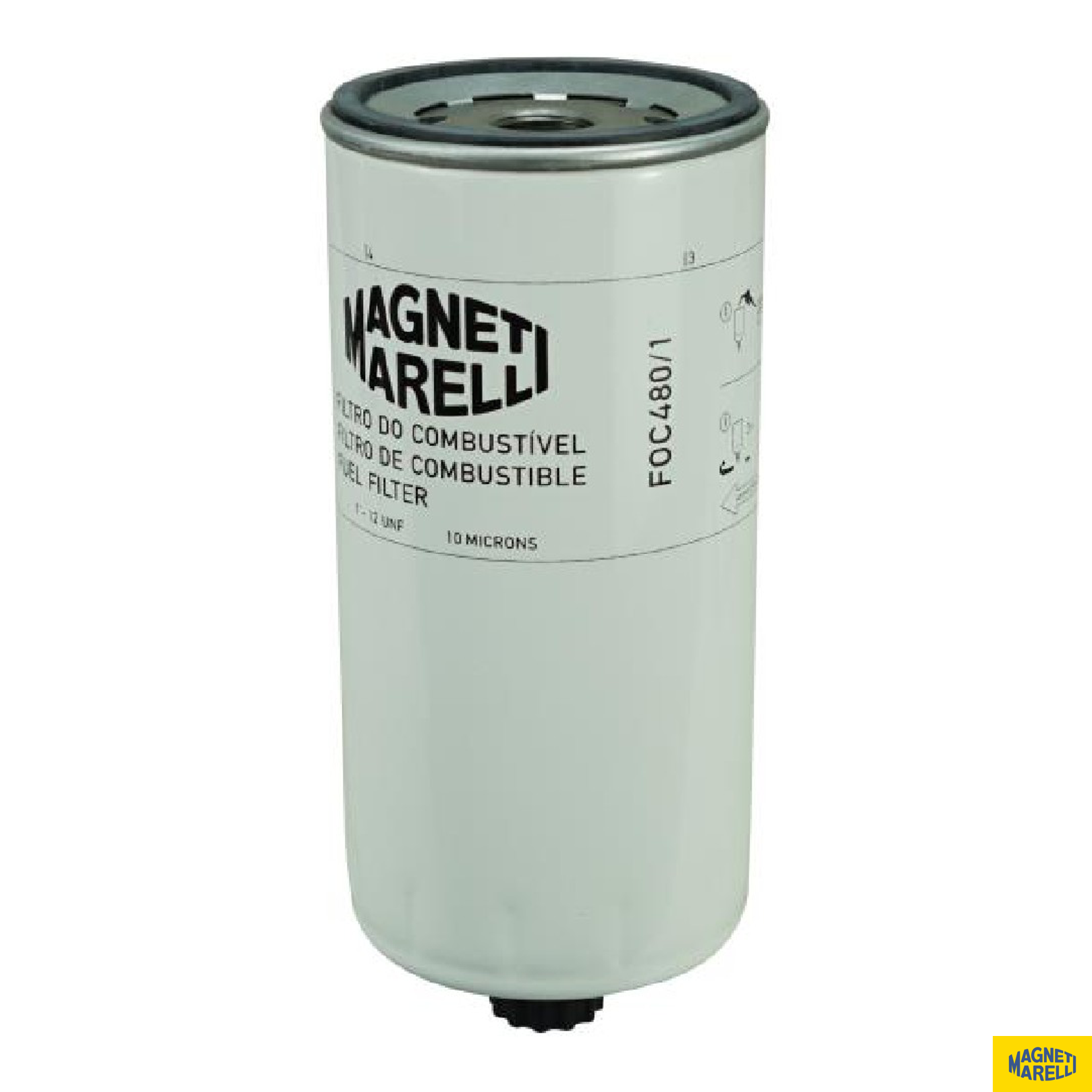 Filtro De Óleo Combustível - Magneti Marelli - FOC480/1 - (1)