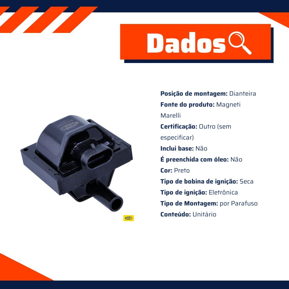 Bobina de Ignição para Chevrolet Blazer e S10 - Magneti Marelli - BI0034MM - (2)