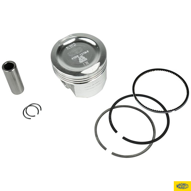 Pistão e Anéis 0,50 para Moto - Magneti Marelli - PA41008.50 - (1)