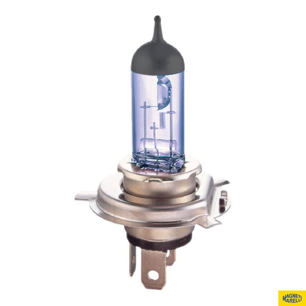 Lâmpada Farol Alto / Baixo / 12V 60/55W P43T H4 Super - Magneti Marelli - LMM64193CB - (1)