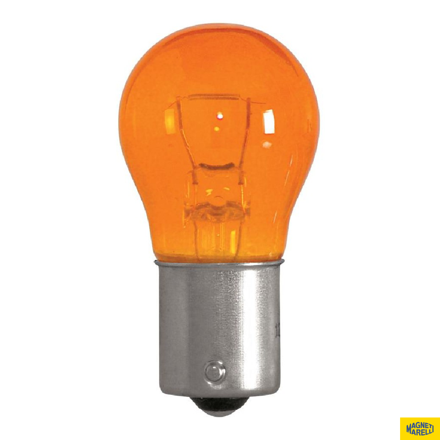 Lâmpada Lanterna / 24V 21W Bau15S Py21W Ambar Truck - Magneti Marelli - LMM9507 - (1)