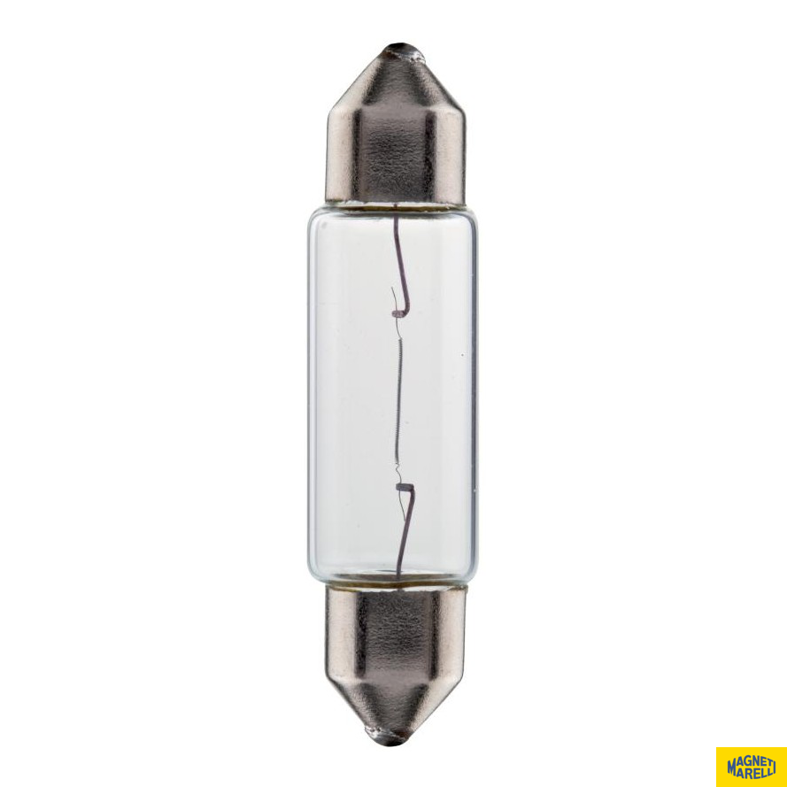 Lâmpada Luz Do Teto / 12V 10W Sv8.5 8 C10W 11*38 Standard Torpedinho - Magneti Marelli - LMM6461 - (1)