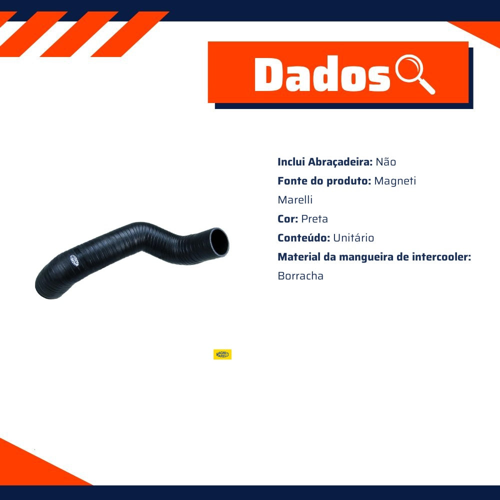 Mangueira do Intercooler para Troller T4 - Magneti Marelli - MGMM8157TR - (2)