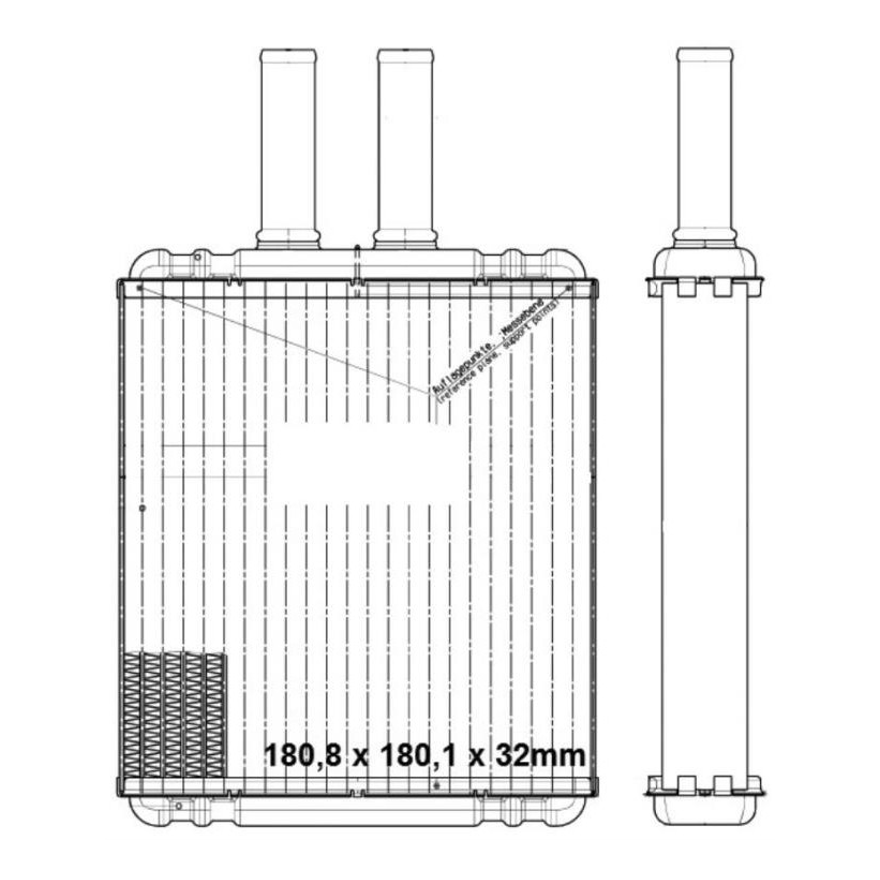 Radiador Do Ar Quente Do Ar Condicionado - Magneti Marelli - EY275001MM - (2)