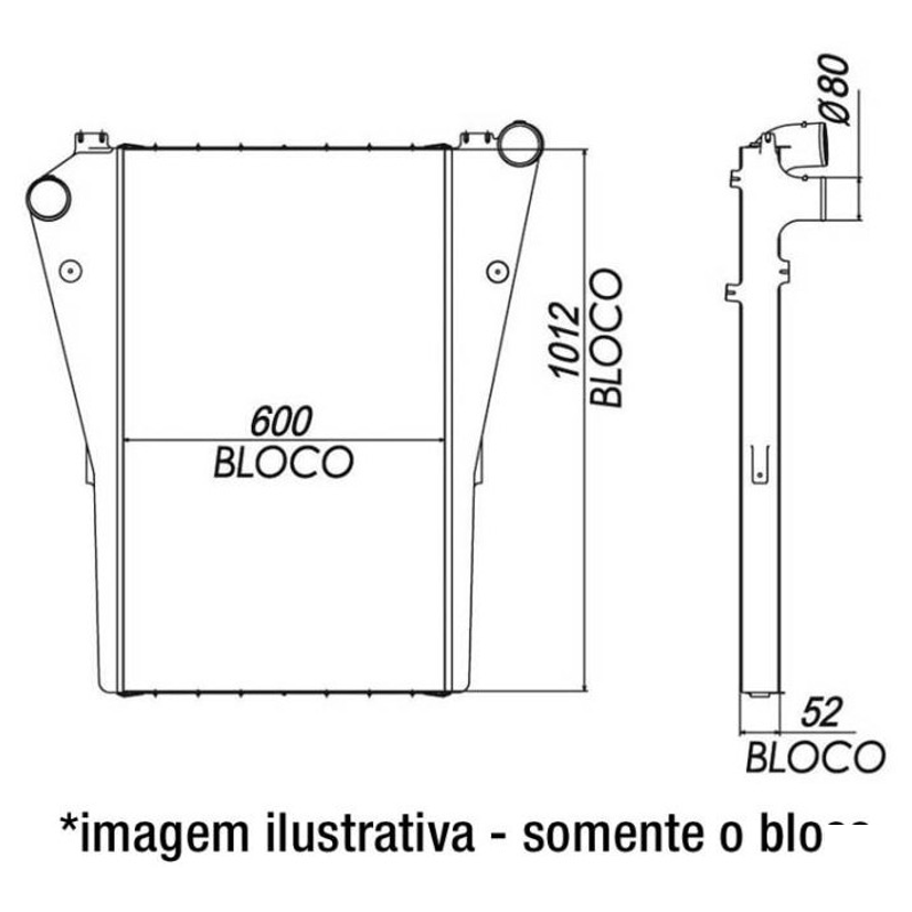 Bloco Para Intercooler - Magneti Marelli - 96560MM - (2)