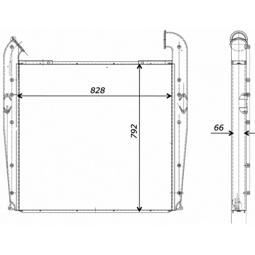 Bloco Para Intercooler - Magneti Marelli - H1335MM - (2)
