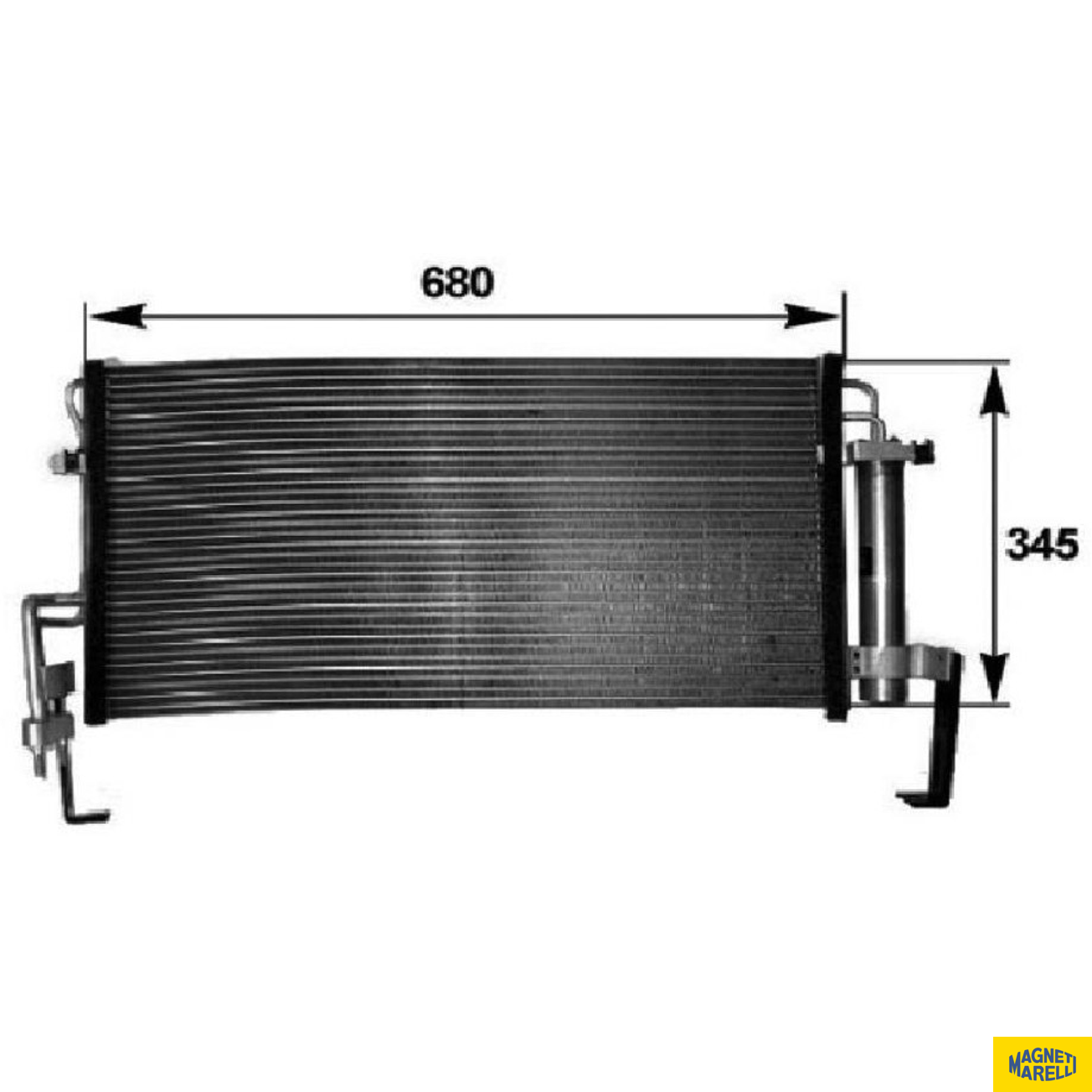 Condensador Do Ar Condicionado - Magneti Marelli - 8FC351038771 - (1)