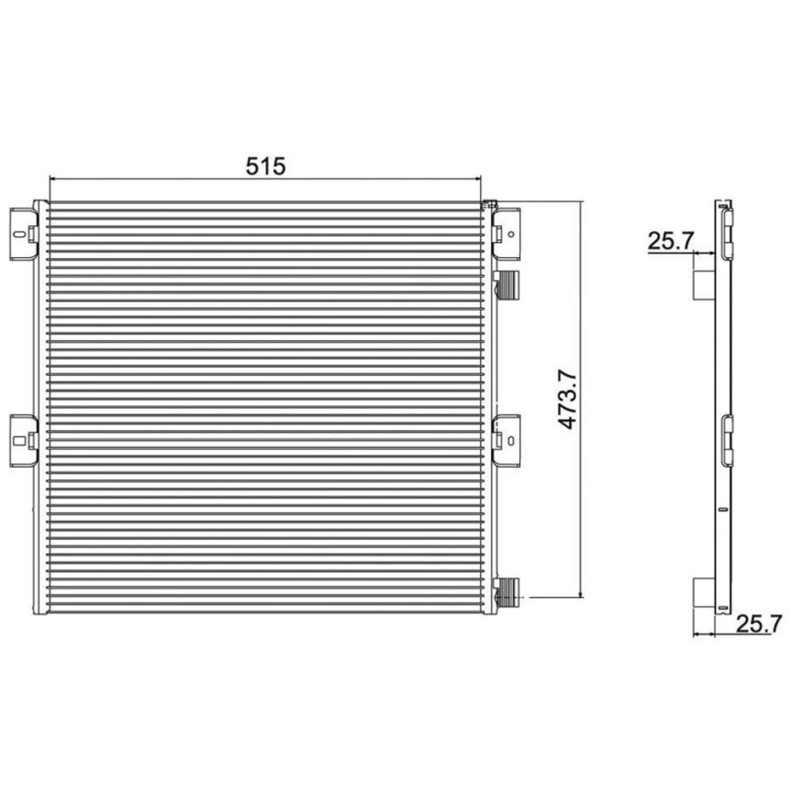 Condensador Do Ar Condicionado - Magneti Marelli - R7992001MM - (2)