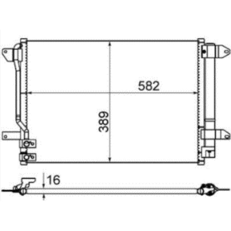 Condensador Do Ar Condicionado - Magneti Marelli - CMM5017VW - (2)