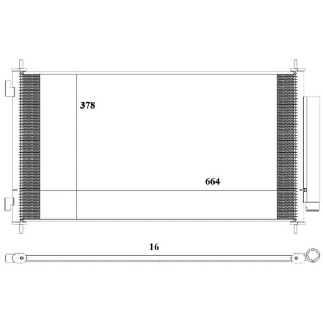 Condensador Do Ar Condicionado - Magneti Marelli - CMM5015HD - (2)