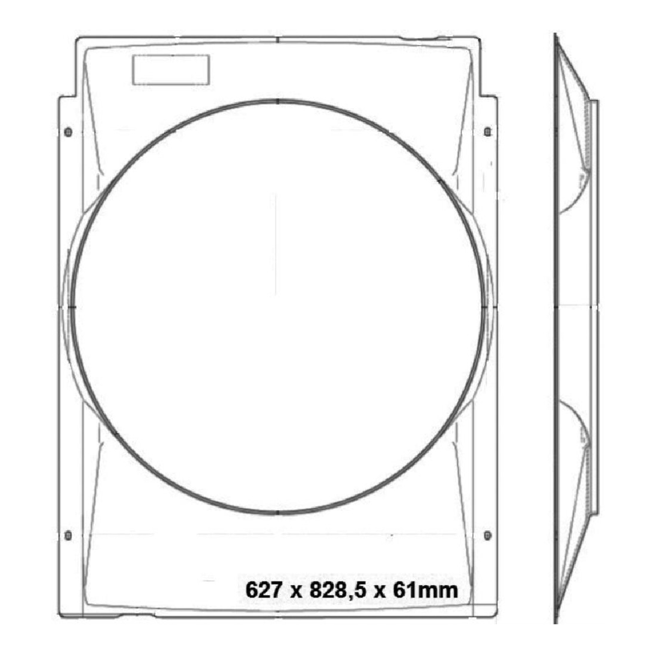 Defletor Do Eletroventilador - Magneti Marelli - FB956001MM - (2)