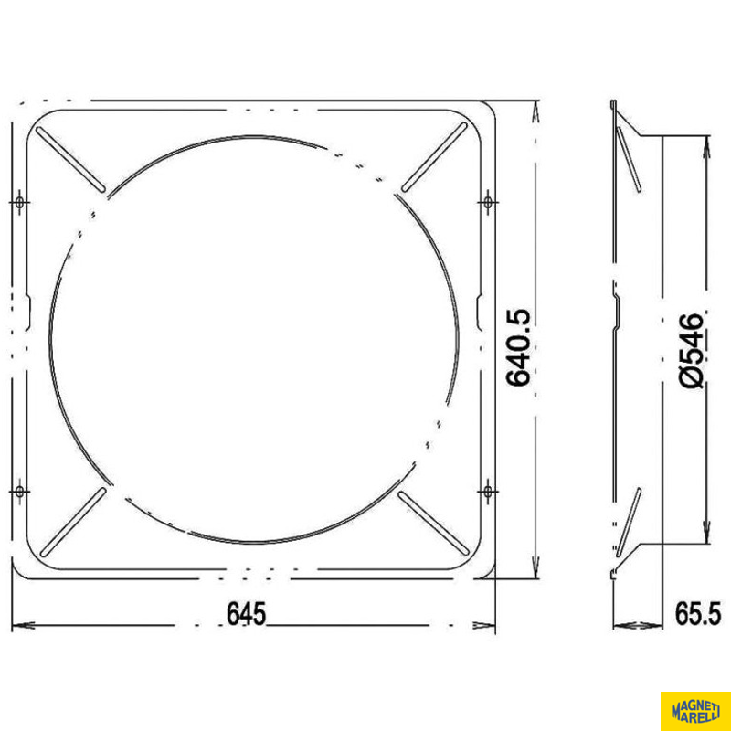 Defletor Do Eletroventilador - Magneti Marelli - G8746MM - (1)