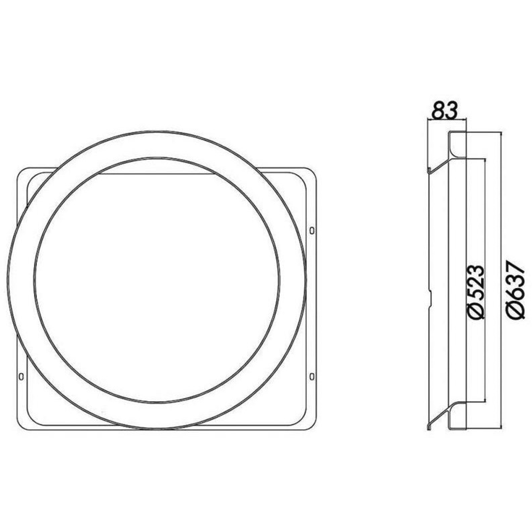 Defletor Do Eletroventilador - Magneti Marelli - D5094MM - (2)