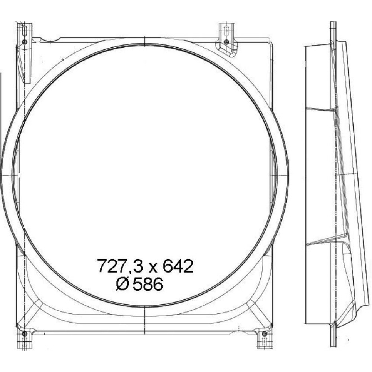 Defletor Do Eletroventilador - Magneti Marelli - EG575001MM - (2)