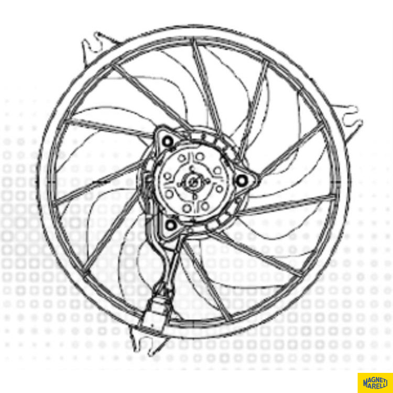 Eletroventilador - Magneti Marelli - EMM2039PE - (1)