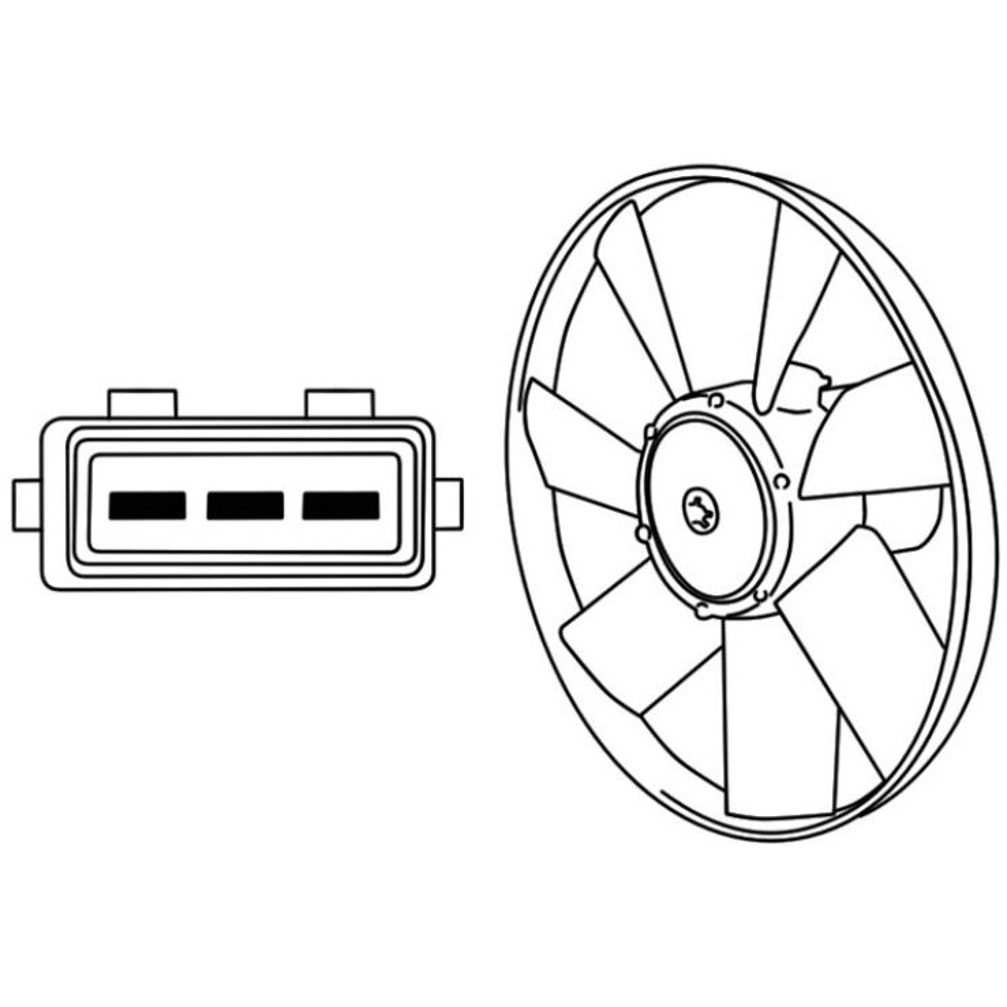 Eletroventilador - Magneti Marelli - 009144461MM - (2)