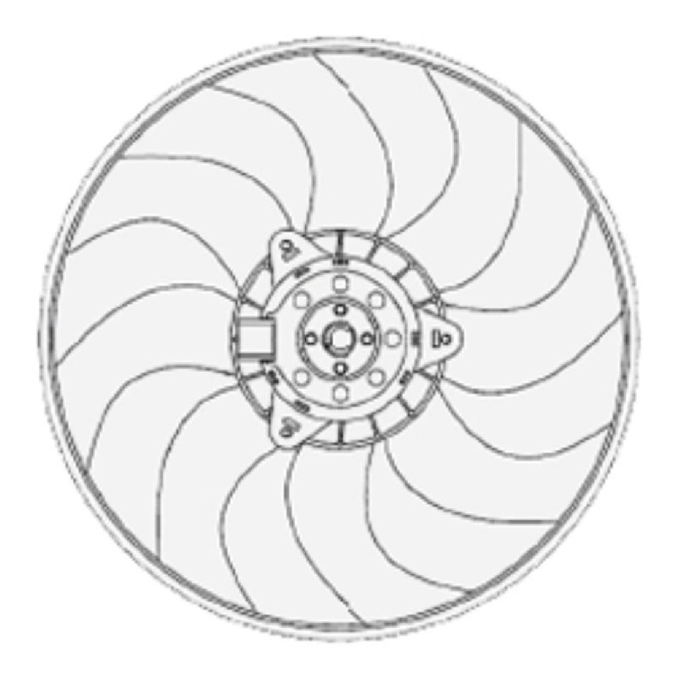 Eletroventilador - Magneti Marelli - EMM2034FT - (2)